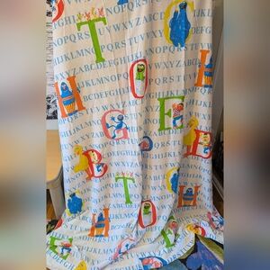 Vintage Sesame Street Alphabet Sheet Set